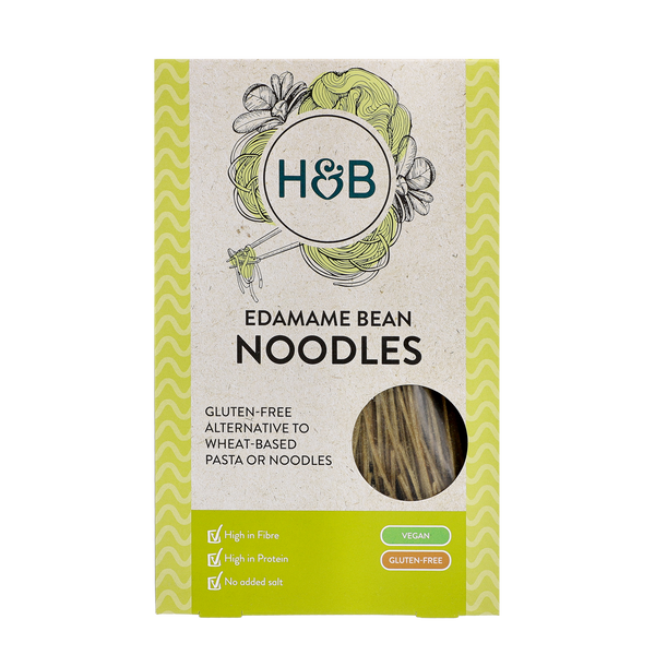 H&B edamame bean noodles. Vegan and gluten-free.