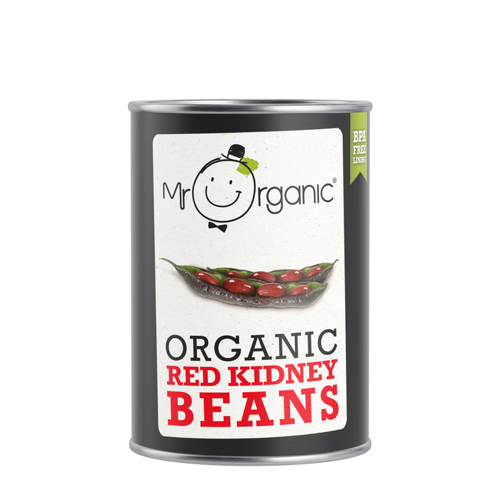 Mr Organic red kidney beans in can