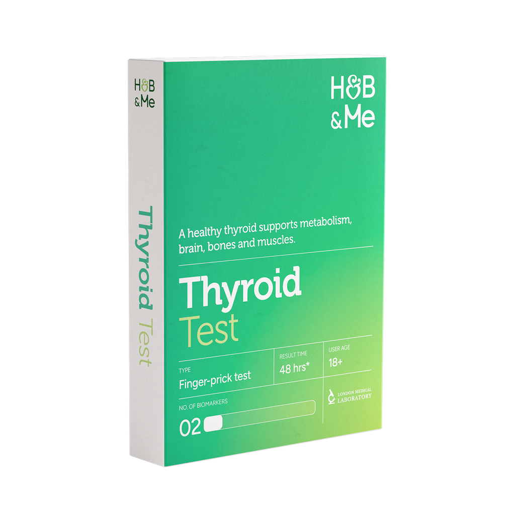 Packaging for a Thyroid Blood Test.